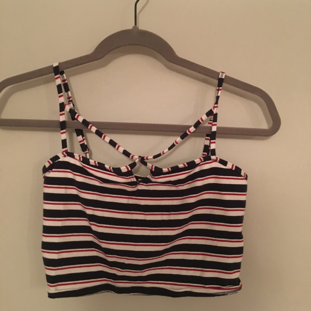 Striped Crop Top